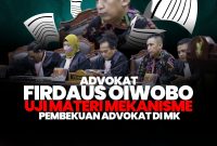 Dokumen ompunet - poster Advokat  Firdaus Oiwobo 
Uji Materi Mekanisme 
Pembekuan Advokat di MK