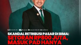 Dokumen ompunet - poster Skandal Retribusi Pasar Di Bima: Setoran Rp800 Juta, Masuk PAD Hanya Rp50 Juta